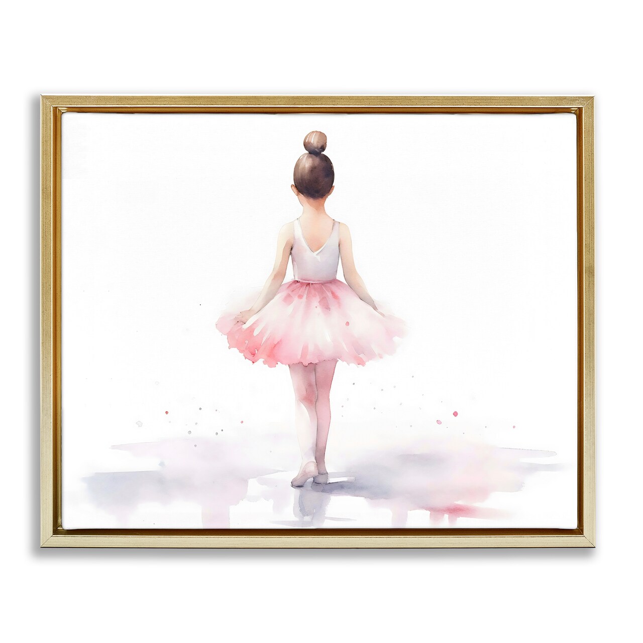 Stupell Industries Ballerina Facing Away Floating Frame, design by Creative Studio